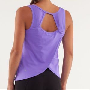 Lululemon Run purple Speed Squad tank